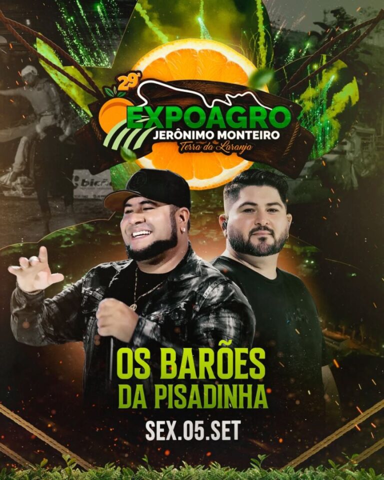 Expoagro Jerônimo Monteiro 2025 29ª edição com Barões