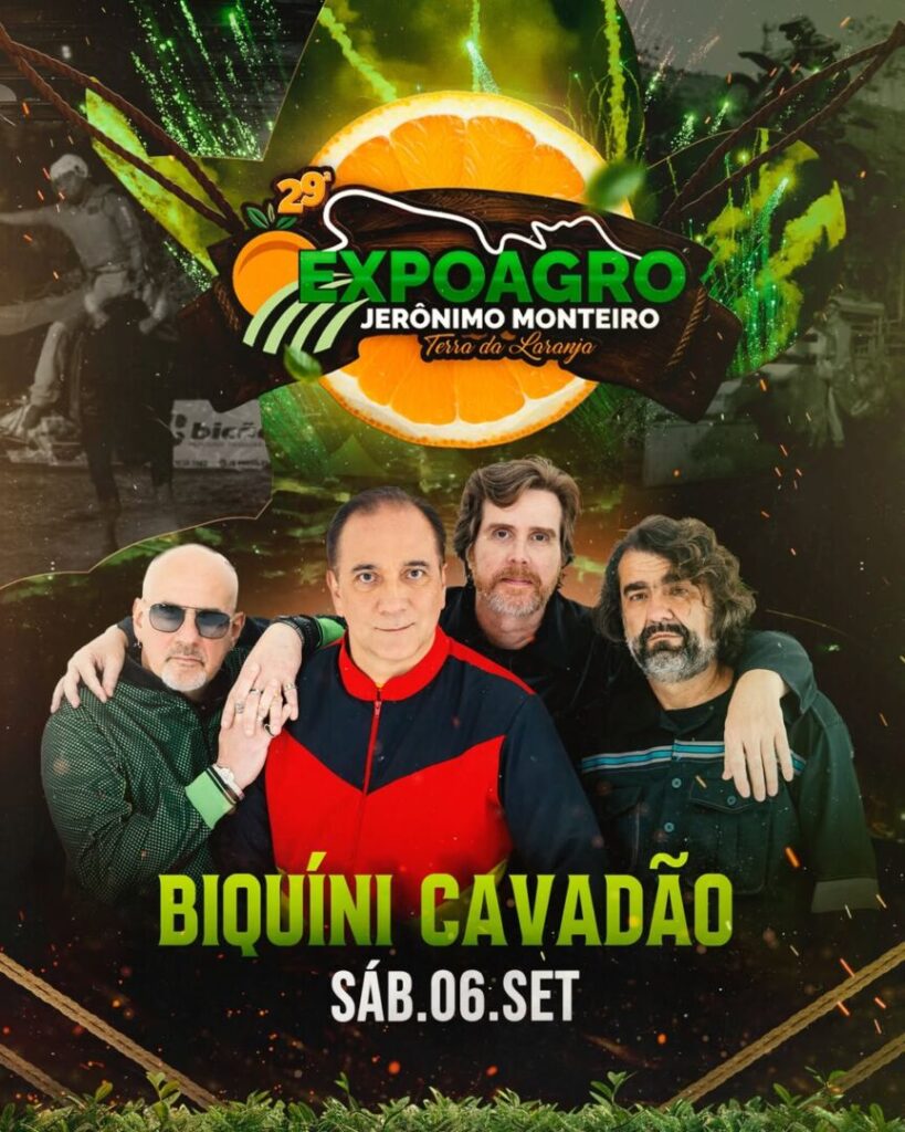 Show Biquíni Cavadão na 29ª Expoagro de Jerônimo Monteiro: O Guia Definitivo 1 Show Biquíni Cavadão na 29ª Expoagro de Jerônimo Monteiro O Guia Definitivo