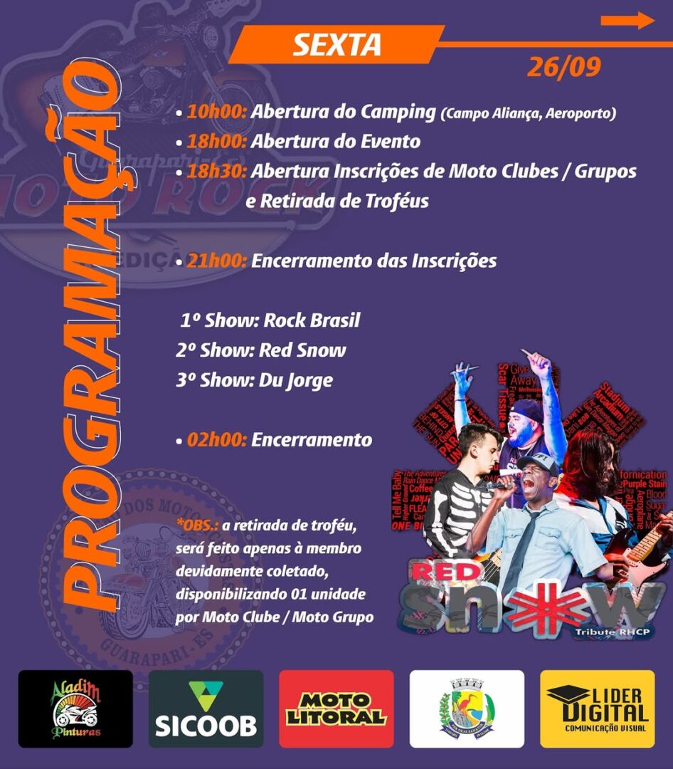Programação do Moto Rock Guarapari 2025: shows, datas e atrações confirmadas 3 Programação do Moto Rock Guarapari 2025 shows, datas e atrações confirmadas