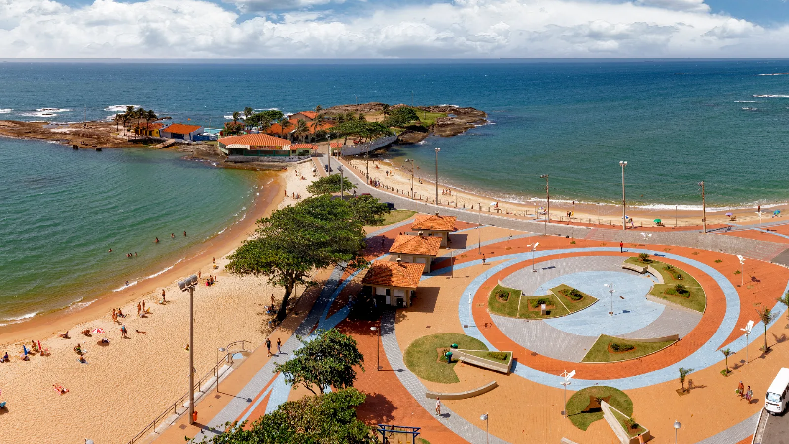 Praias das Castanheiras e da Areia Preta, no Centro de Guarapari, roteiro dos agentes argentinos